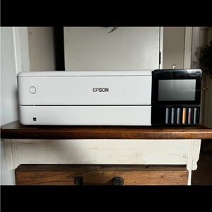 Epson Printer with Ink Tanks - Black and White
